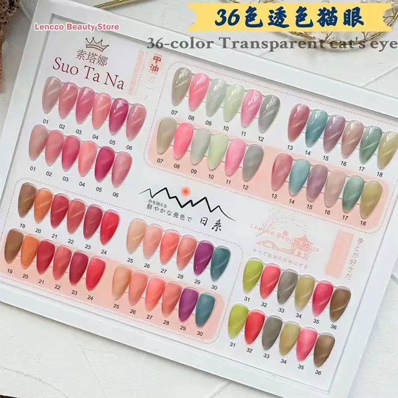 Color:36pcs Jelly Cat Eye