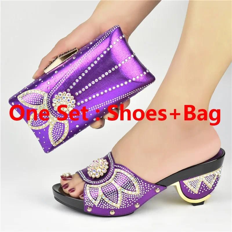 Purple Shoes and Bag