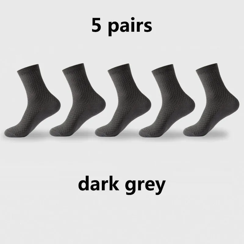 5 pairs of dark gray