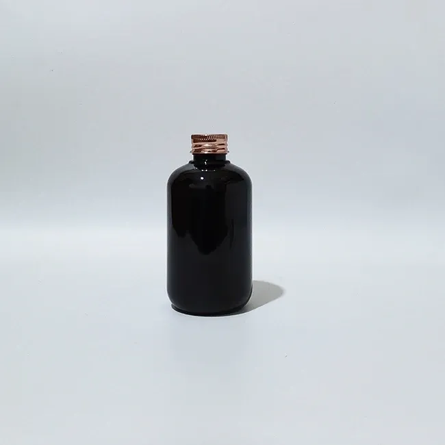 200ml plastic black bottle bronze