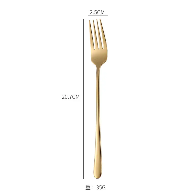 Gold Fork 4pcs