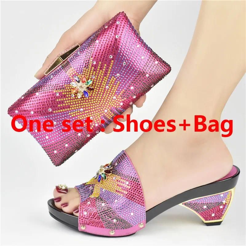 Fuchsia Shoes andBag