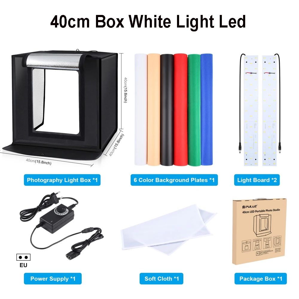 LED de luz branca de 40 cm