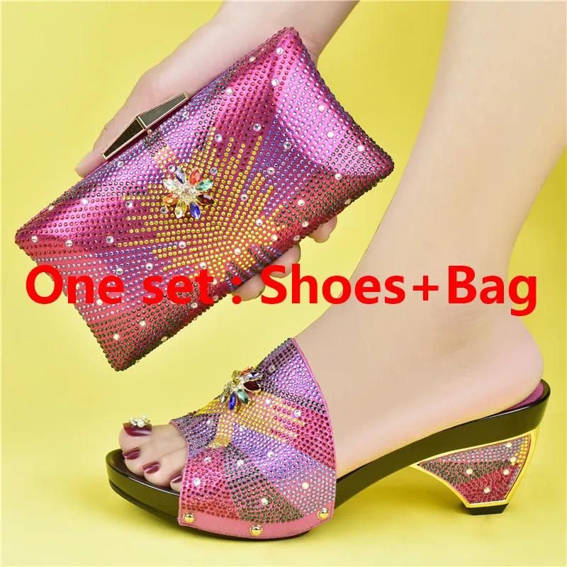 Fuchsia Shoes andBag