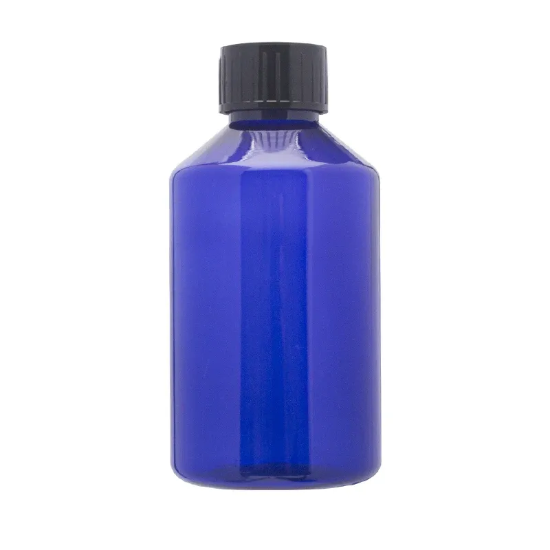 Blaue Flasche 220 ml Plastik