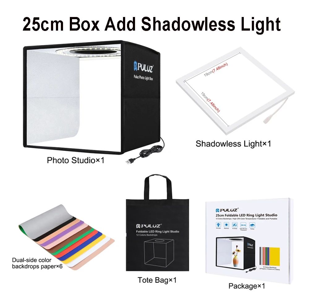 25cm Adicionar Shadowless