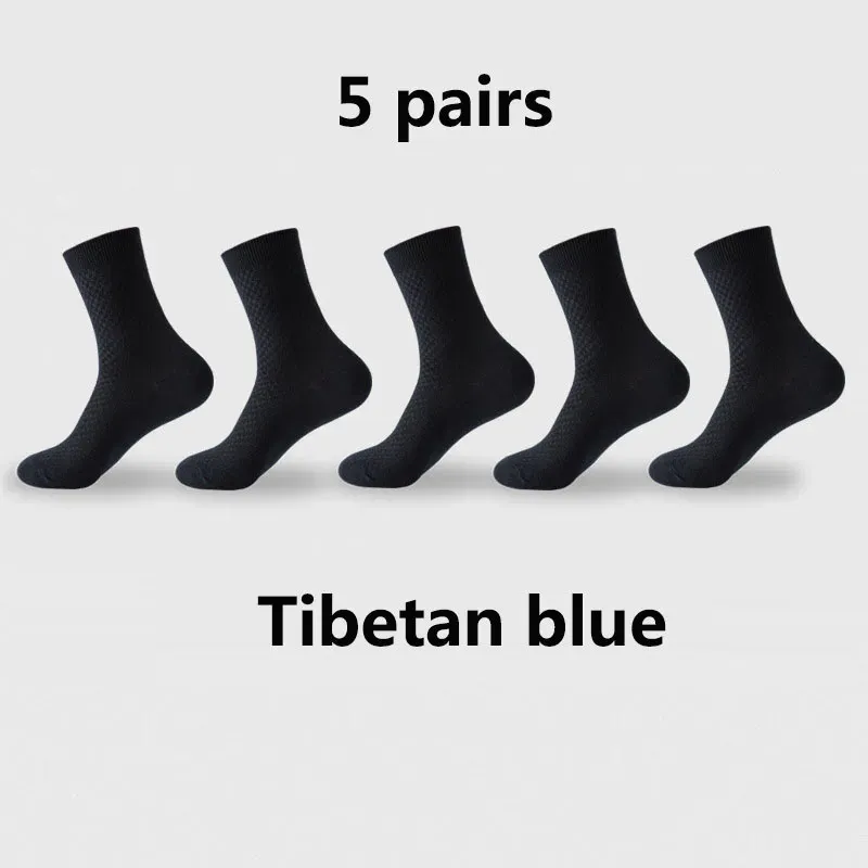 5 pairs of navy blue