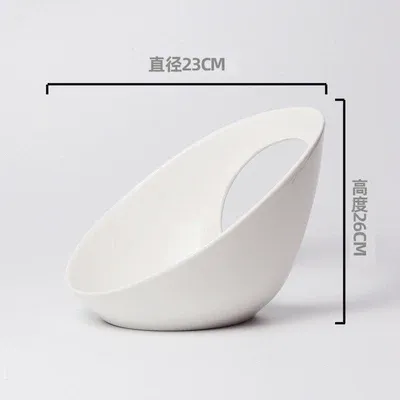 Large white bowl