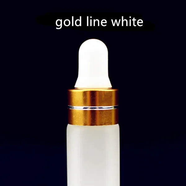 20pcs 1 ml złota linia biała