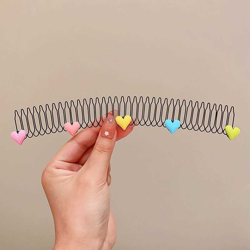 19 # Colorful Love Hair Comb