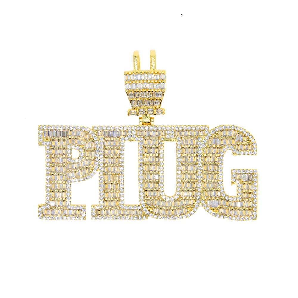 Plug-gold-Only Charm No Chain