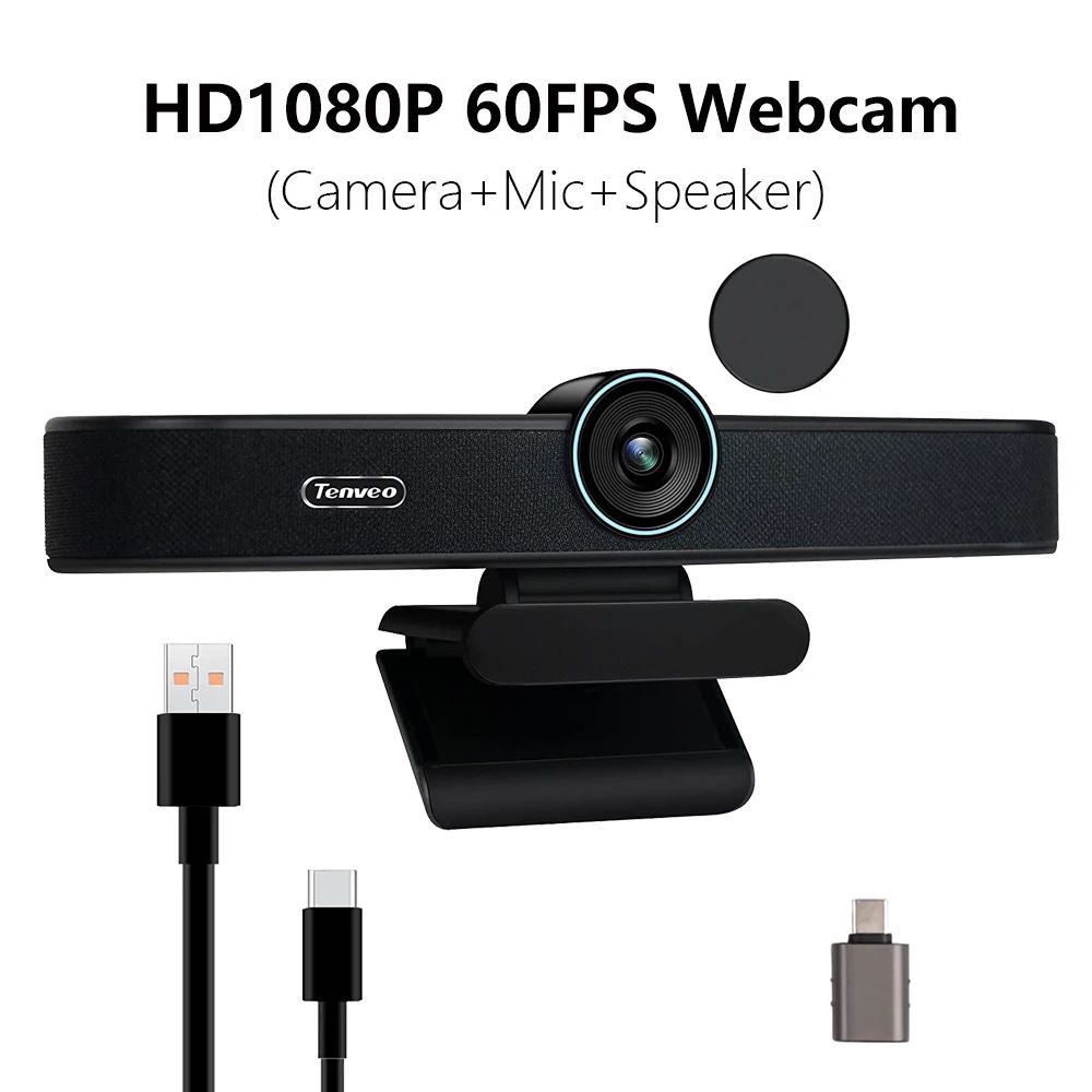 Color:1080P60fps Webcam