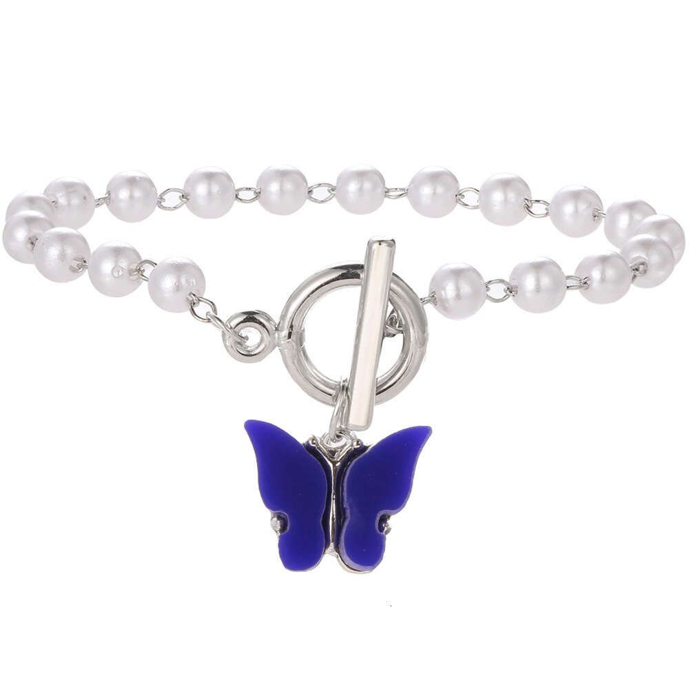 HZS2013-5-pearl vlinderarmband