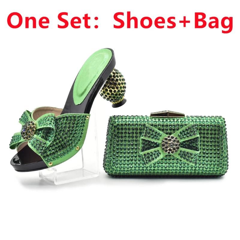Green Shoes and Bag
