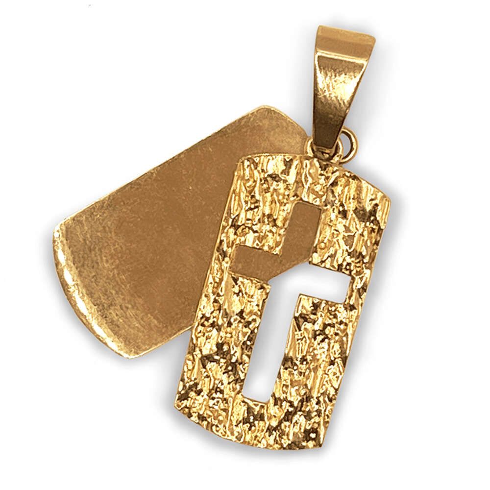 18K Gold-cross pendant