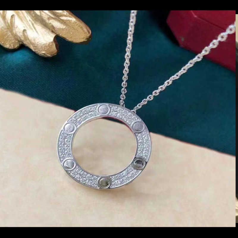 Collier Pancake Plein De Diamants Argent