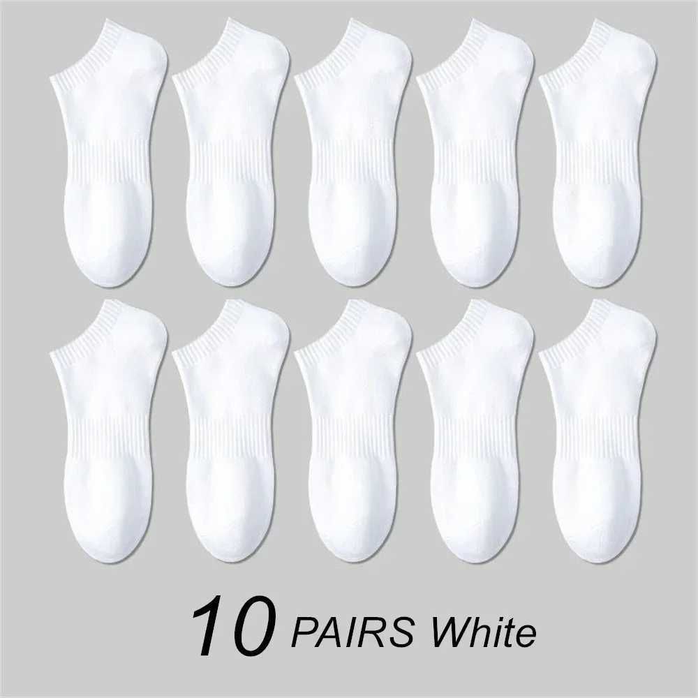 10 Pairs White