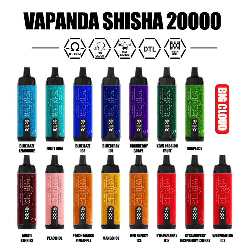 vp shisha 20000-mix flavors