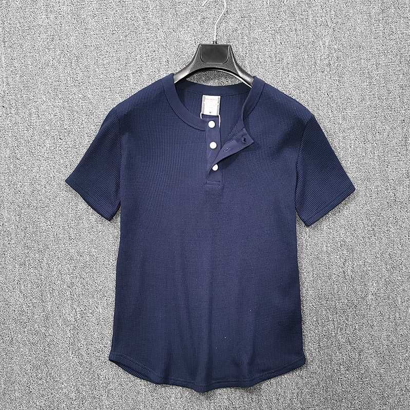 Short-sleeved style-sapphire blue