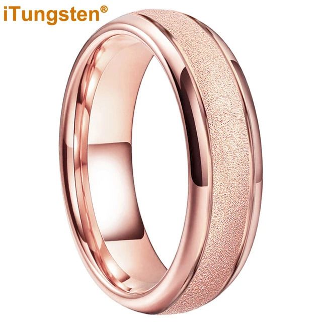 6mm Rose Tungsten