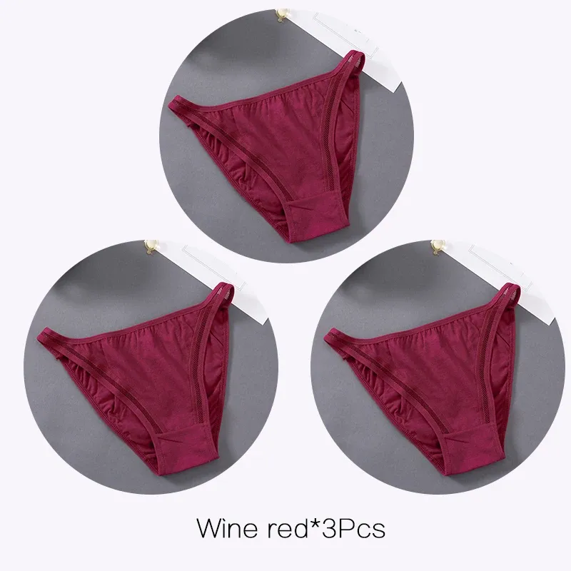 Wine red 3Pcs