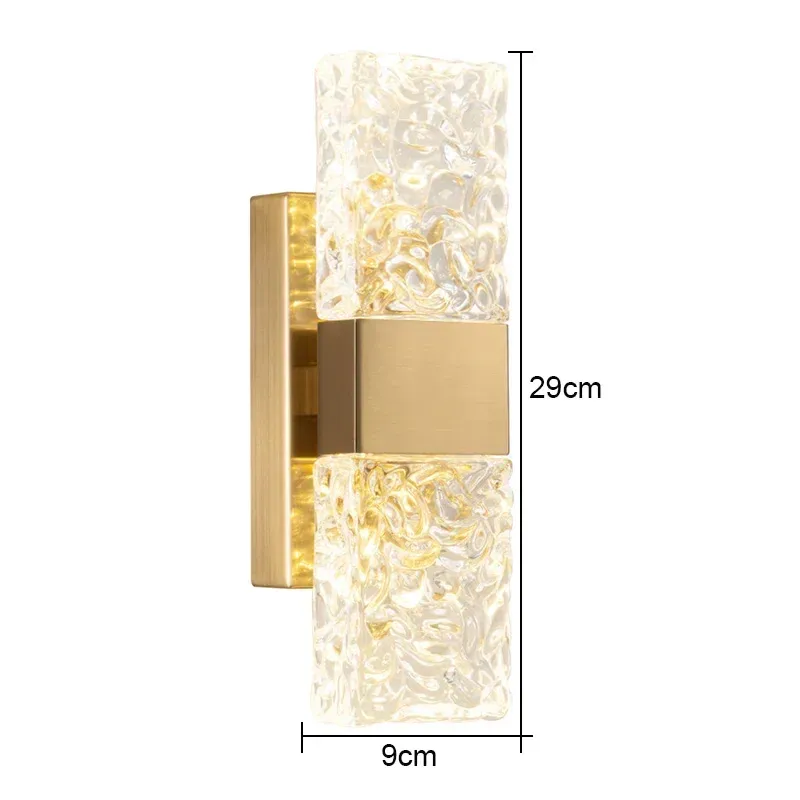 LED varmt ljus guld 29x9cm