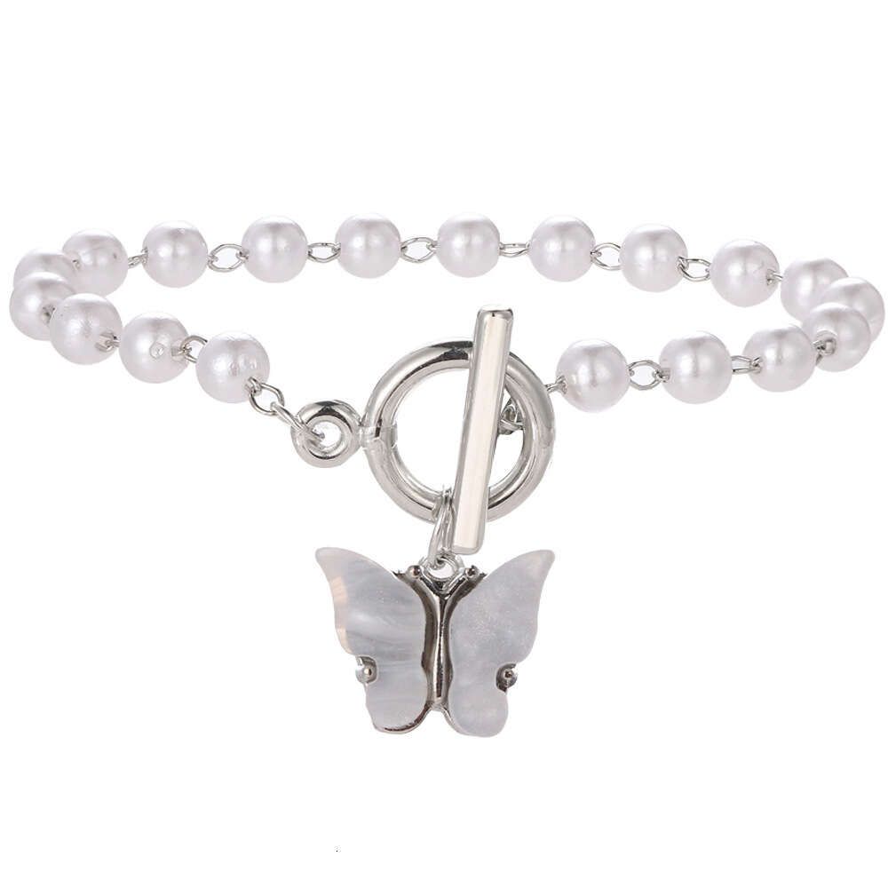 HZS2013-1-Pearl Butterfly-armband