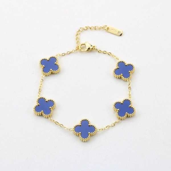 Bracciale blu a doppia faccia-18k