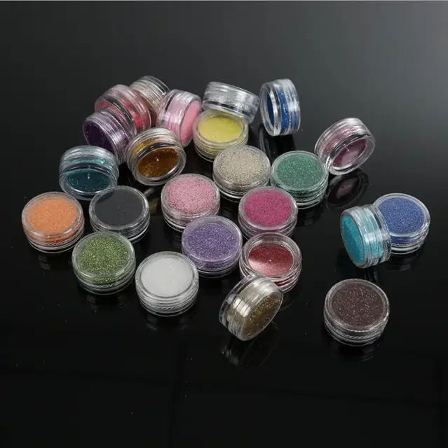 24 kleuren glitter