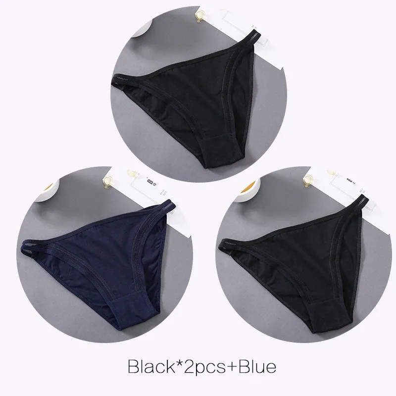 Black 2Pcs Blue
