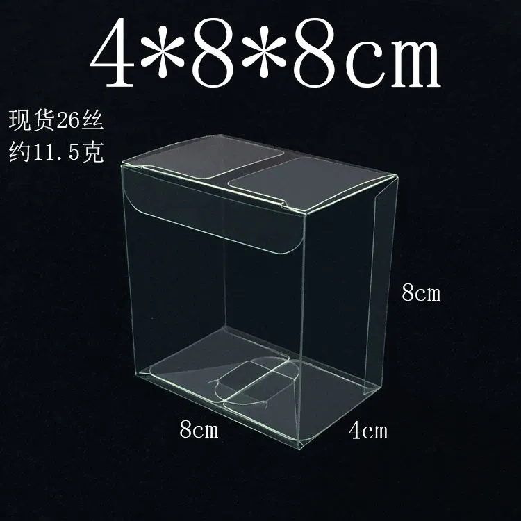 Clear 4x8x8cm