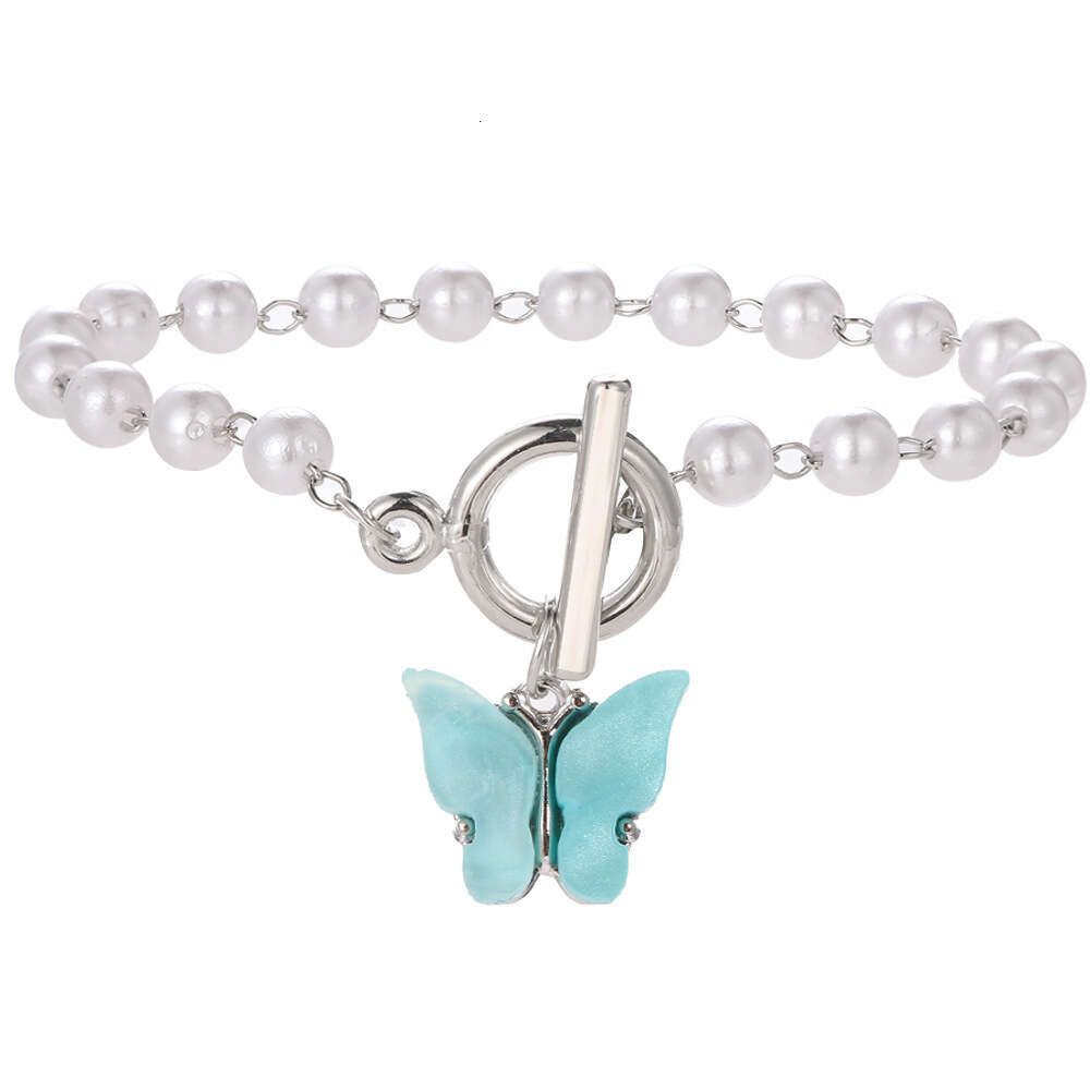 HZS2013-6-Pearl Butterfly-armband