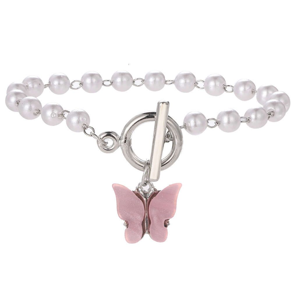 HZS2013-3-Pearl Butterfly-armband