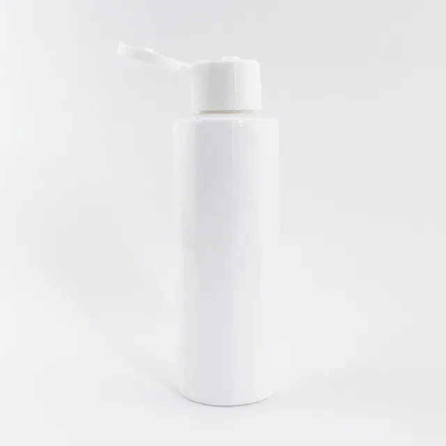 Bouteille blanche en plastique de 120 ml blanc