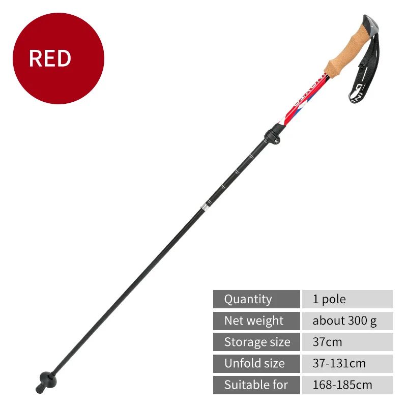 Color :1red trekking poleSize:default