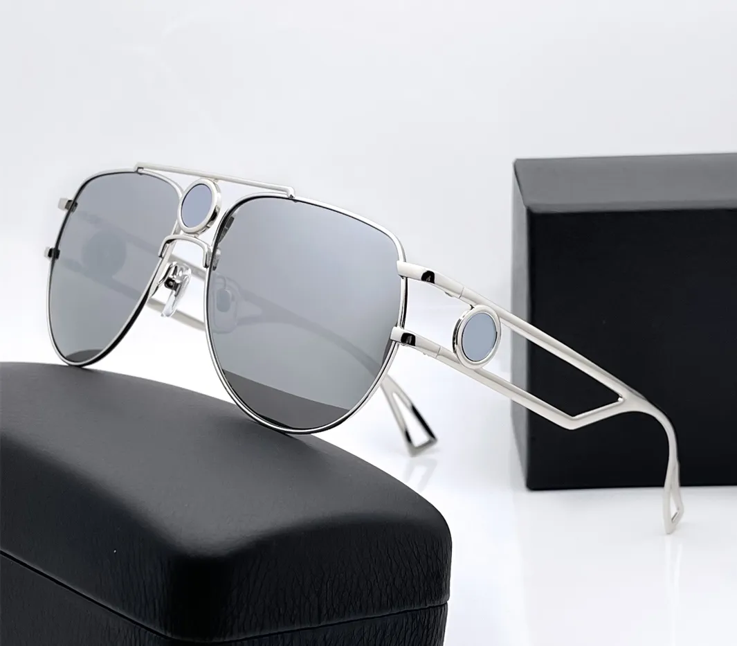 Silver mirror lens