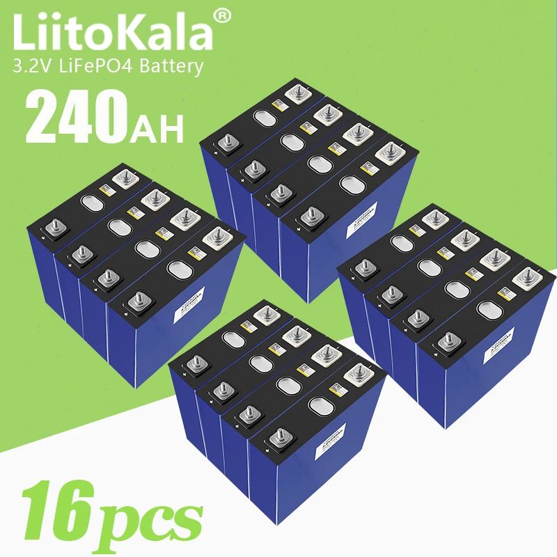 16pcs 3.2v240ah (m6)