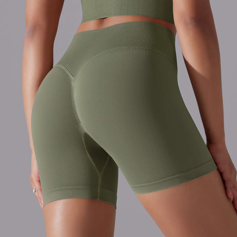 6632 Shorts  Green Grey