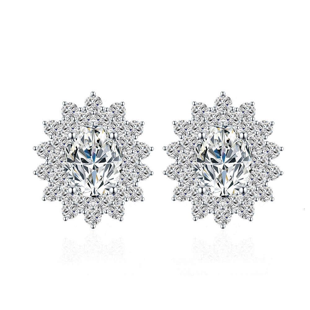 Boucles d'oreilles /1,5 carats Moissanite