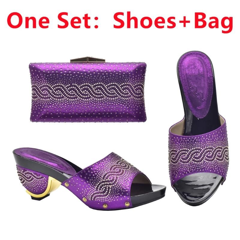 Purple Shoes and Bag