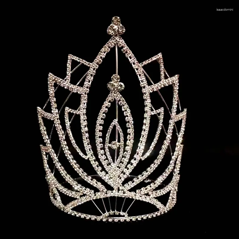 Silverpläterade China White Tiaras