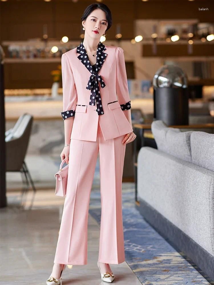 Pink Pant Suit