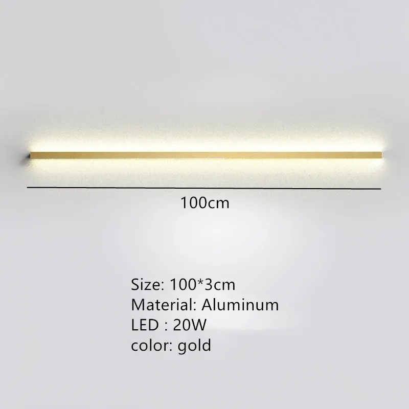 Lumière blanche 100 cm-Gold