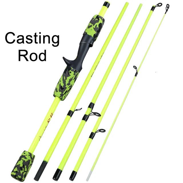 Green Casting Rod