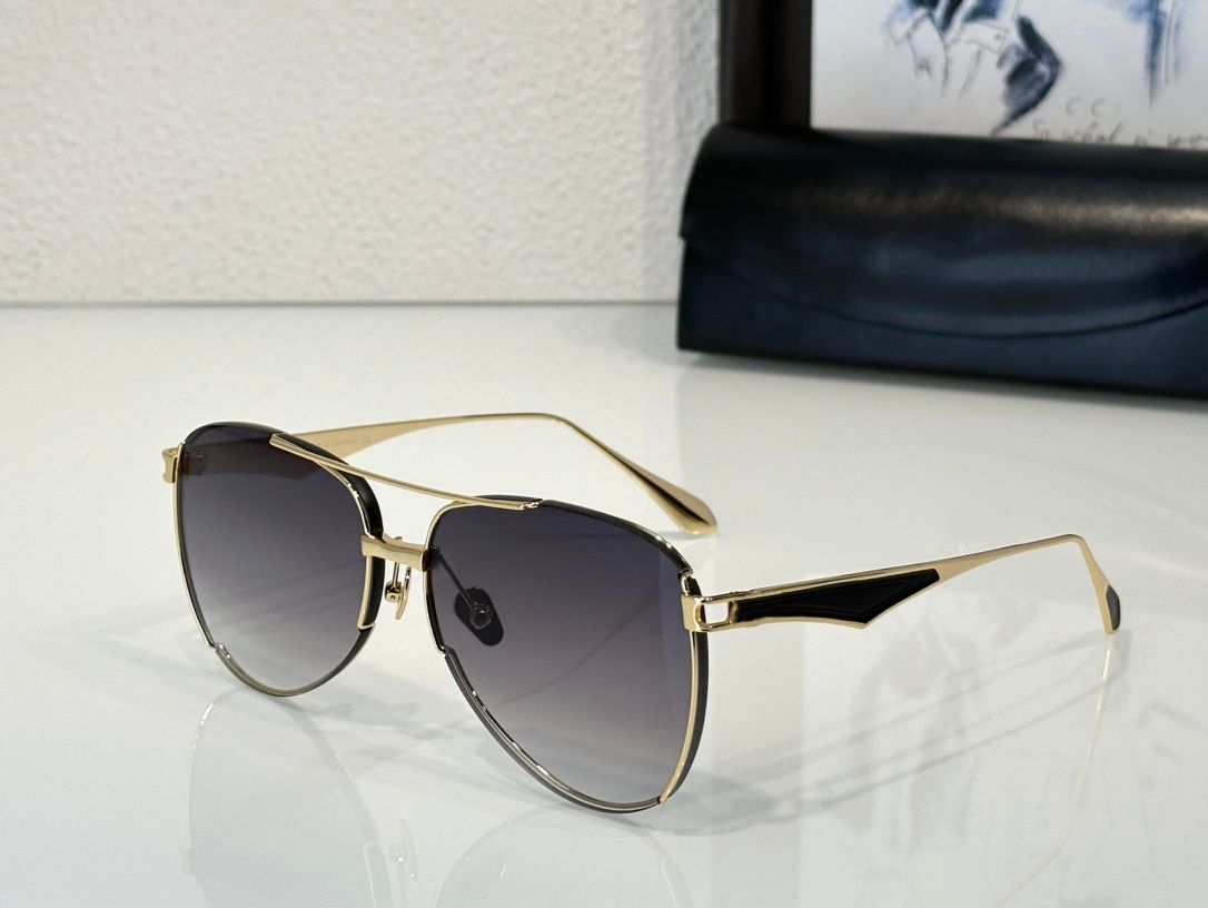 Gold frame Gradient grey lens