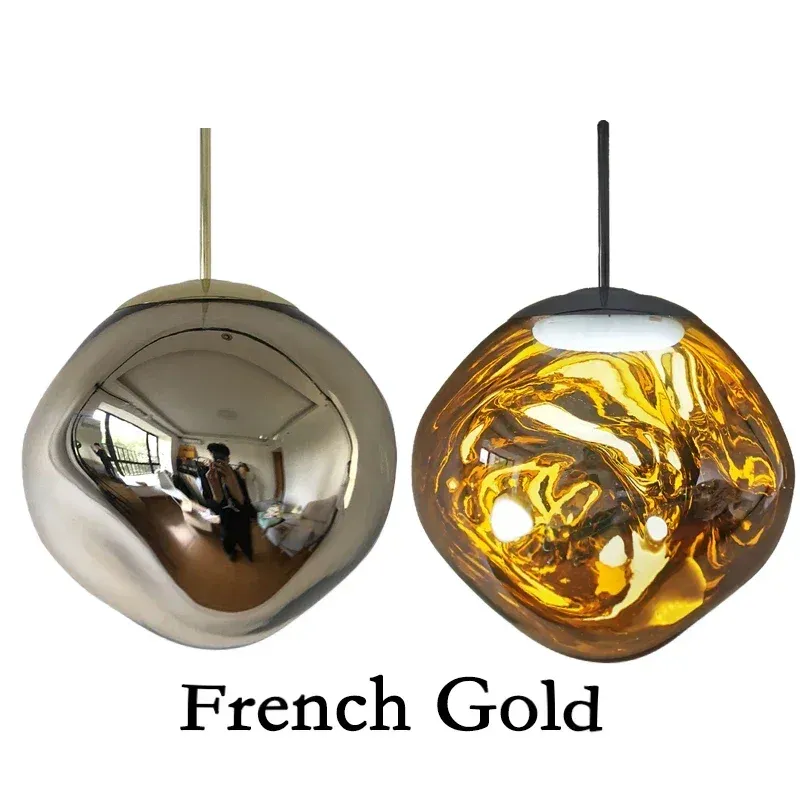 Glas 20 cm franskt guld
