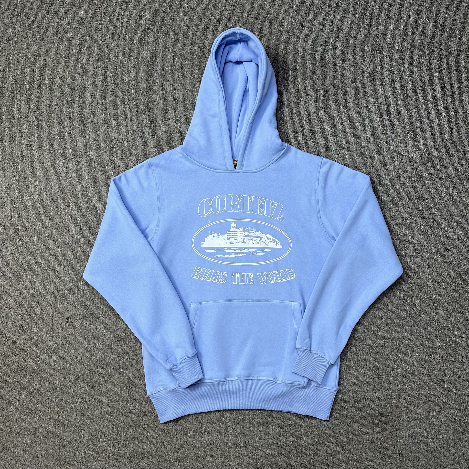 913 sky blue hoodie