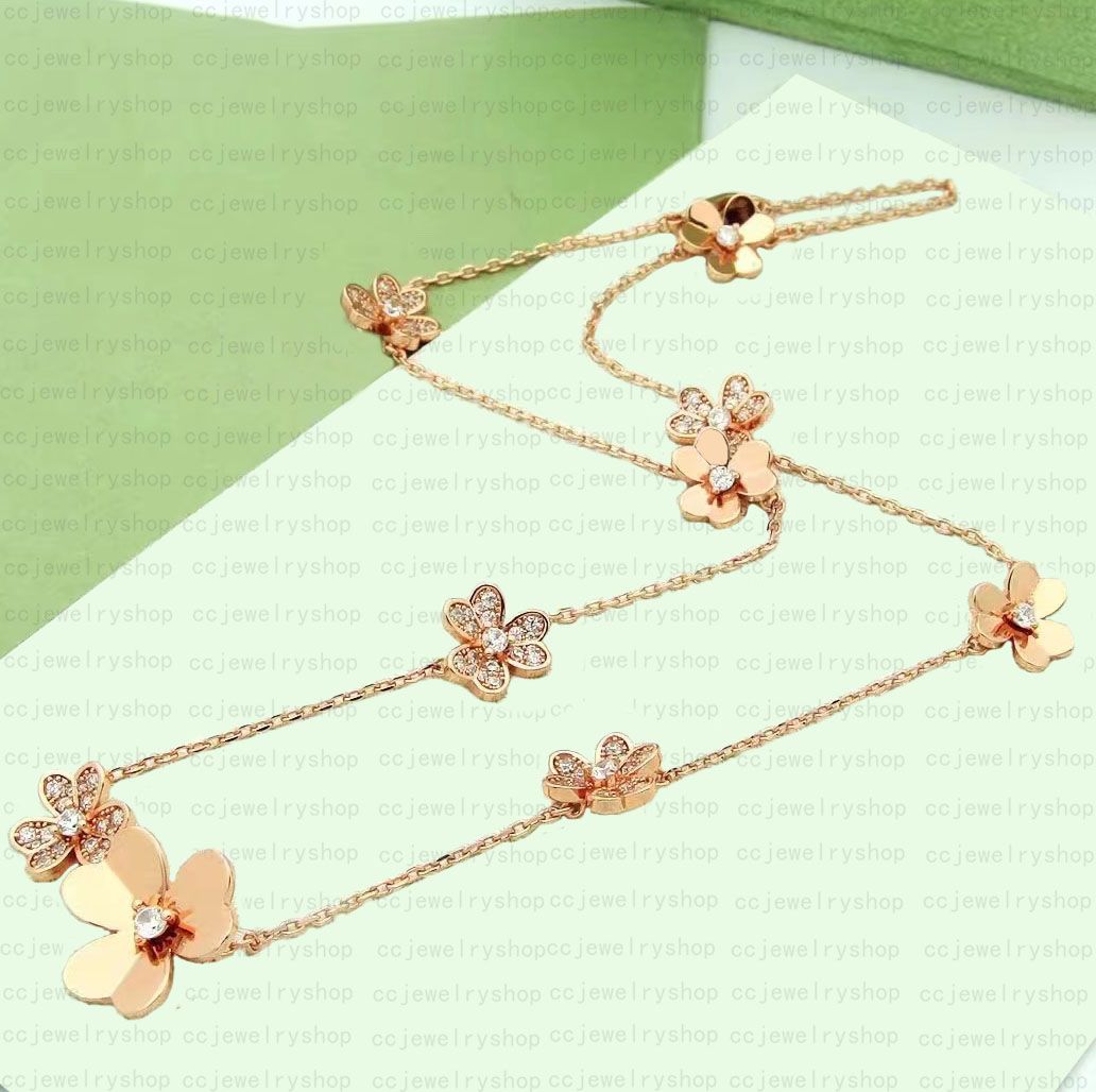 Rose gold necklace -C