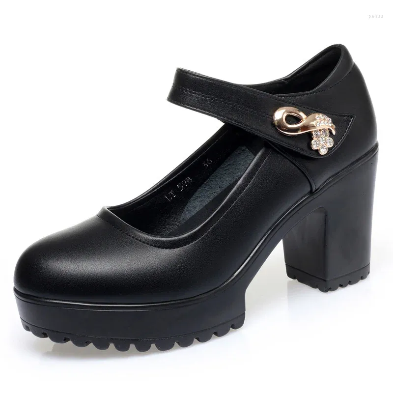 698 Black 8cm heel