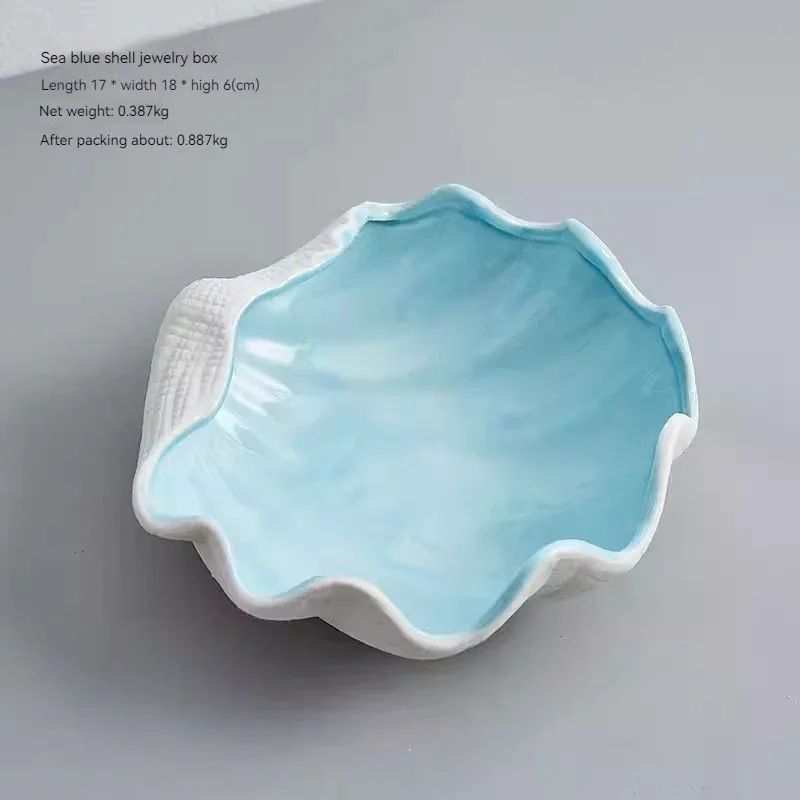 Blue shell tray